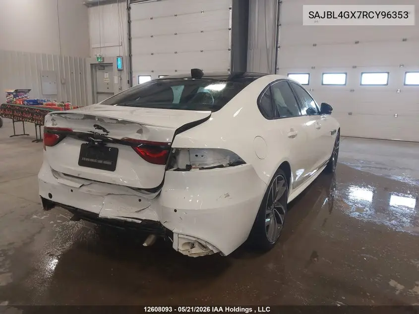 2024 Jaguar Xf R-Dynamic Se VIN: SAJBL4GX7RCY96353 Lot: 12608093