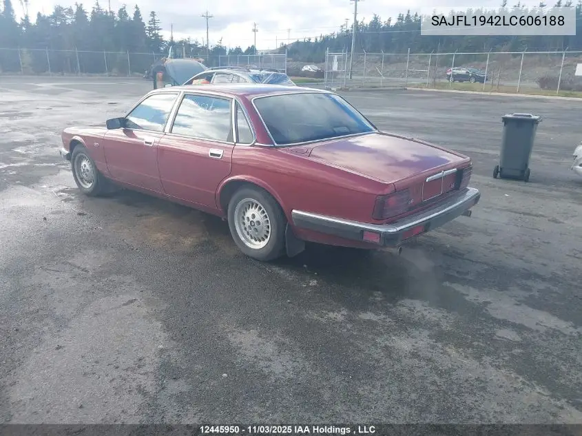 SAJFL1942LC606188 1990 Jaguar Xj6 Executive