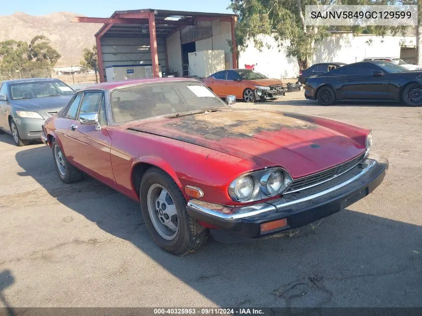 SAJNV5849GC129599 1986 Jaguar Xjs