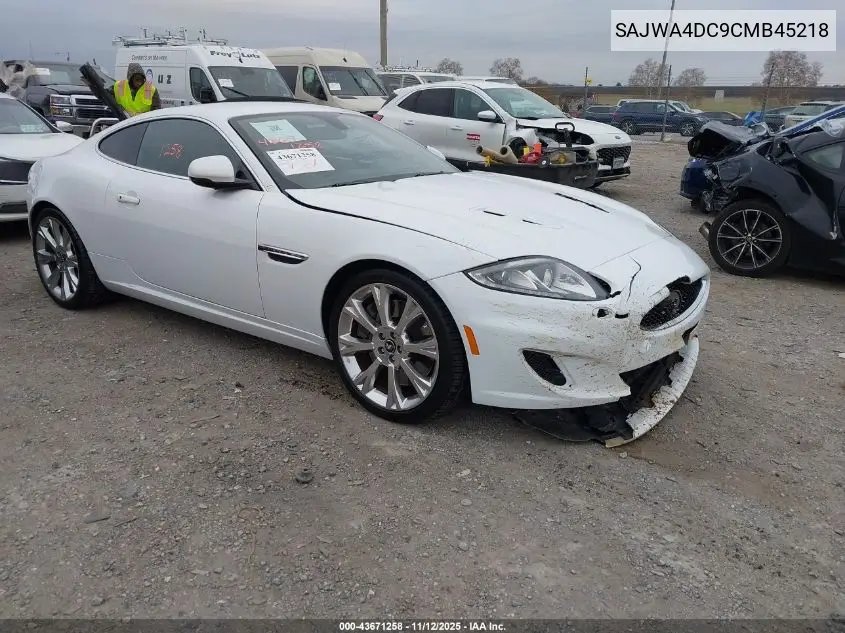 SAJWA4DC9CMB45218 2012 Jaguar Xk Xkr