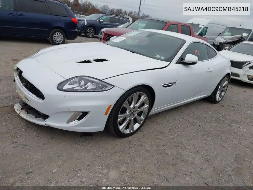 SAJWA4DC9CMB45218 2012 Jaguar Xk Xkr