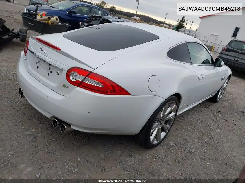 SAJWA4DC9CMB45218 2012 Jaguar Xk Xkr