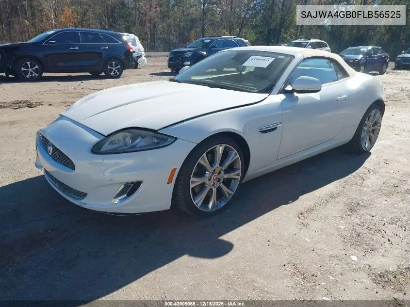 SAJWA4GB0FLB56525 2015 Jaguar Xk