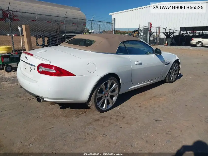 SAJWA4GB0FLB56525 2015 Jaguar Xk