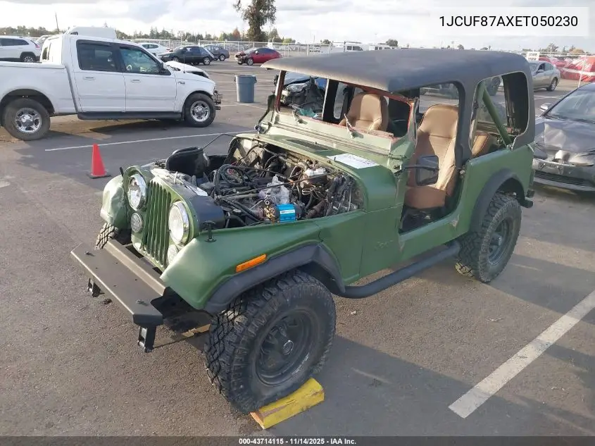 1JCUF87AXET050230 1984 Jeep Jeep Cj7
