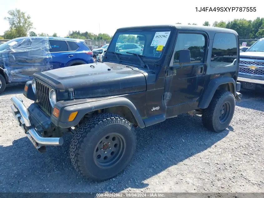 1J4FA49SXYP787555 2000 Jeep Wrangler / Tj Sport