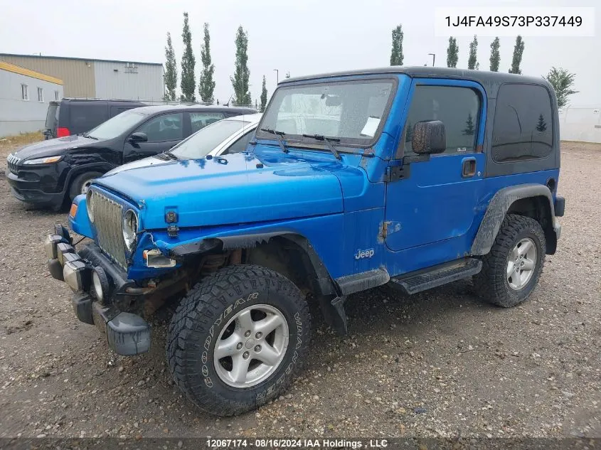 1J4FA49S73P337449 2003 Jeep Tj