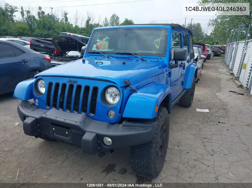 1C4BJWEG4GL246363 2016 Jeep Tj