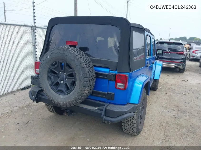 1C4BJWEG4GL246363 2016 Jeep Tj