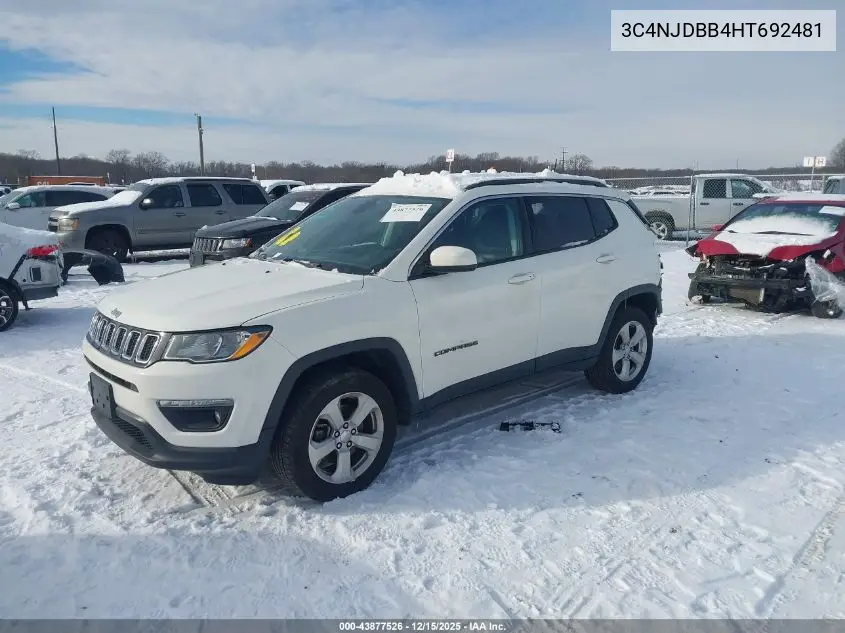 3C4NJDBB4HT692481 2017 Jeep New Compass Latitude 4X4