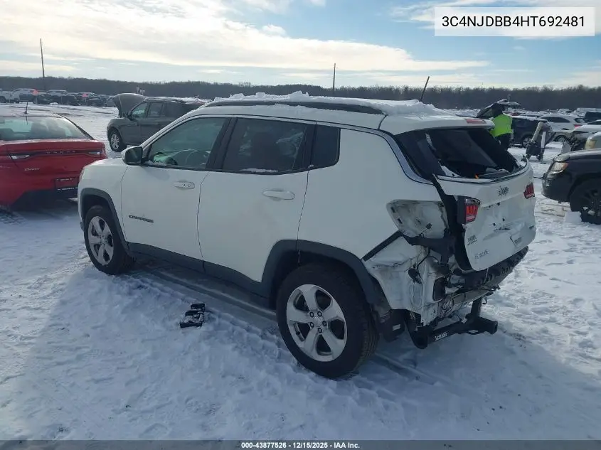 3C4NJDBB4HT692481 2017 Jeep New Compass Latitude 4X4
