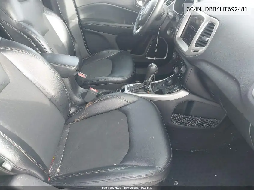 3C4NJDBB4HT692481 2017 Jeep New Compass Latitude 4X4