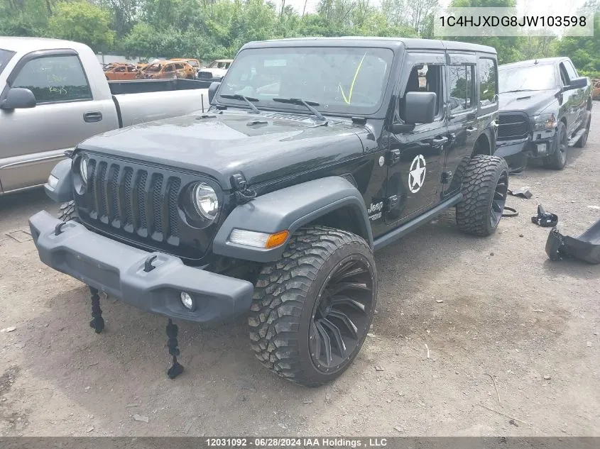 1C4HJXDG8JW103598 2018 Jeep Tj