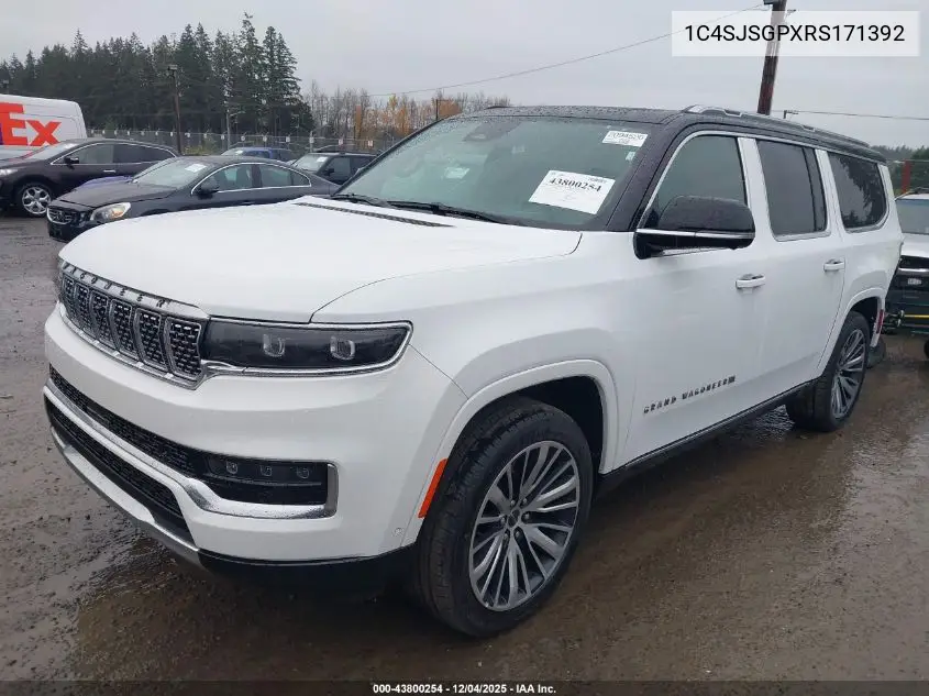 1C4SJSGPXRS171392 2024 Jeep Grand Wagoneer L Series Iii 4X4