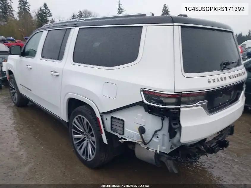 1C4SJSGPXRS171392 2024 Jeep Grand Wagoneer L Series Iii 4X4
