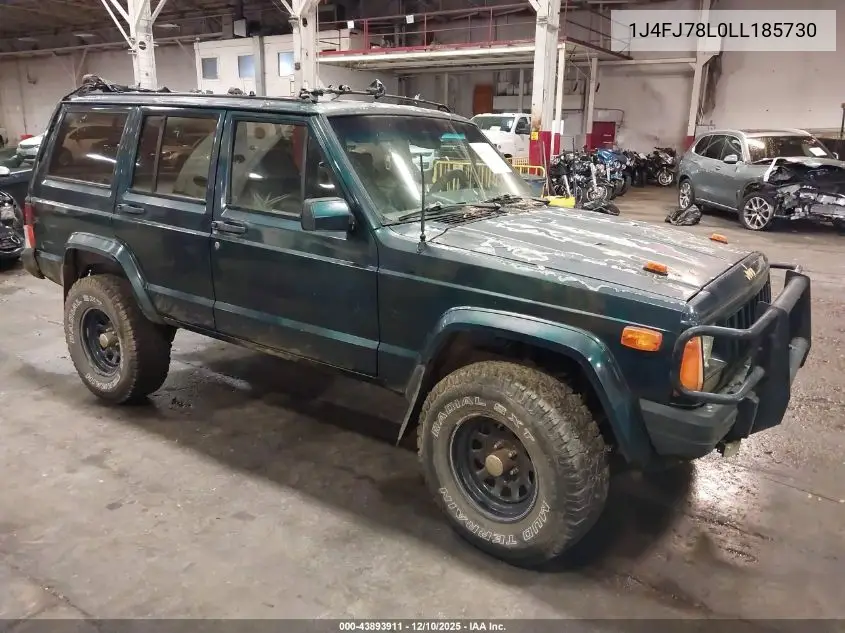 1J4FJ78L0LL185730 1990 Jeep Cherokee Limited