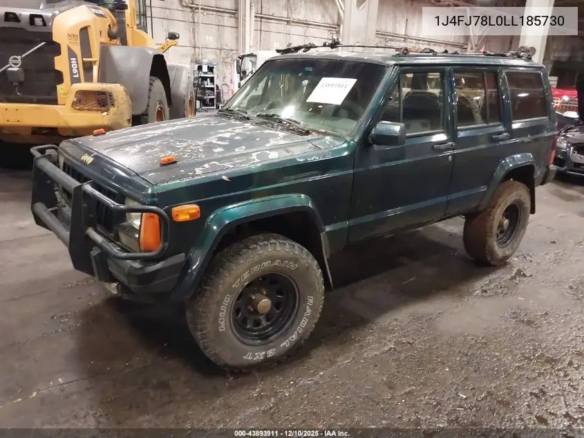 1J4FJ78L0LL185730 1990 Jeep Cherokee Limited