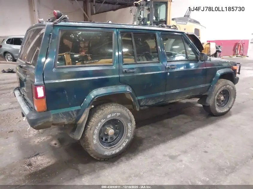 1J4FJ78L0LL185730 1990 Jeep Cherokee Limited