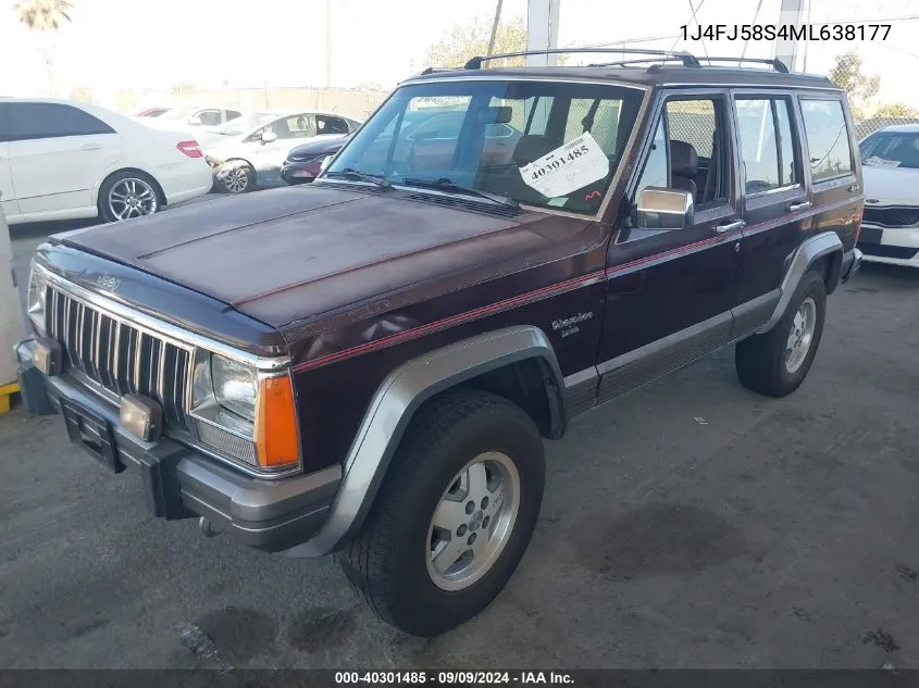 1J4FJ58S4ML638177 1991 Jeep Cherokee Laredo