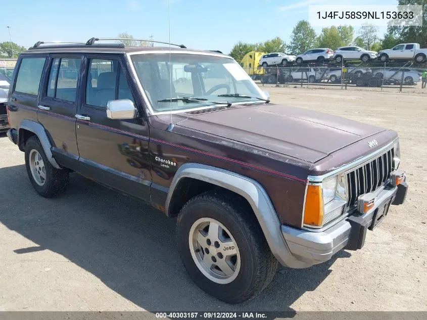 1J4FJ58S9NL153633 1992 Jeep Cherokee Laredo