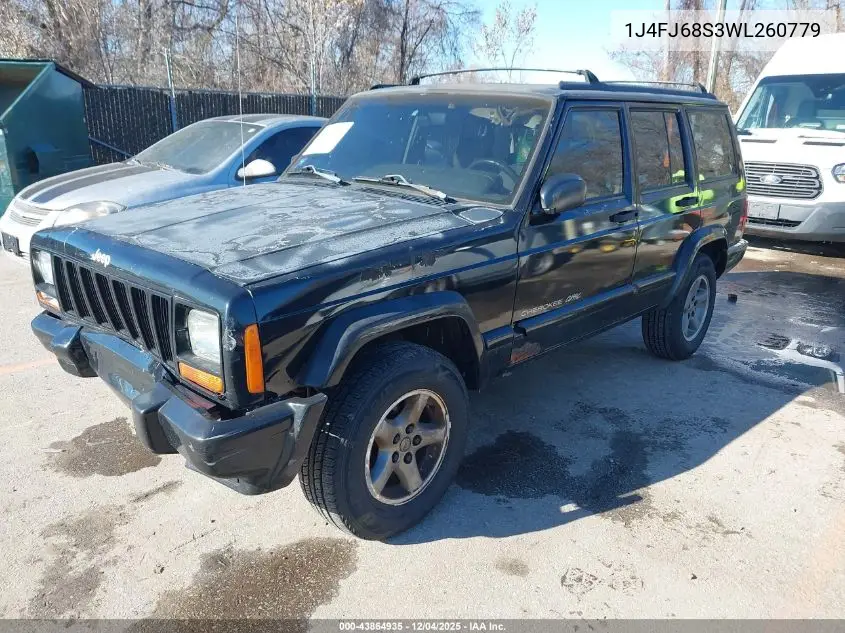 1J4FJ68S3WL260779 1998 Jeep Cherokee Classic/Sport