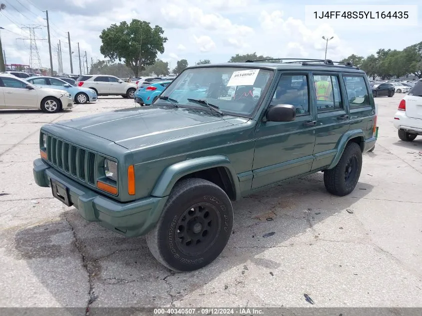 1J4FF48S5YL164435 2000 Jeep Cherokee Sport