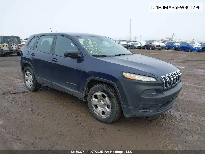1C4PJMAB6EW301296 2014 Jeep Cherokee Sport