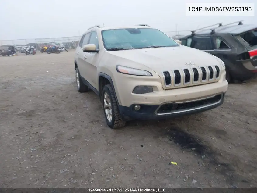 1C4PJMDS6EW253195 2014 Jeep Cherokee Limited