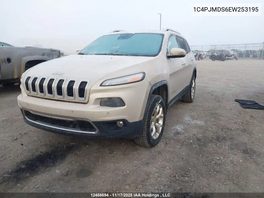 1C4PJMDS6EW253195 2014 Jeep Cherokee Limited
