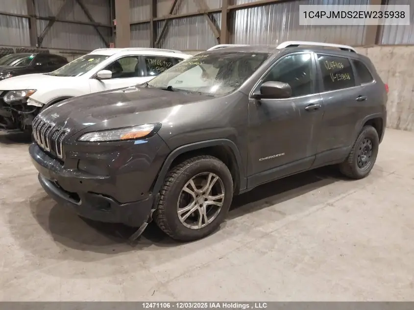 1C4PJMDS2EW235938 2014 Jeep Cherokee Limited