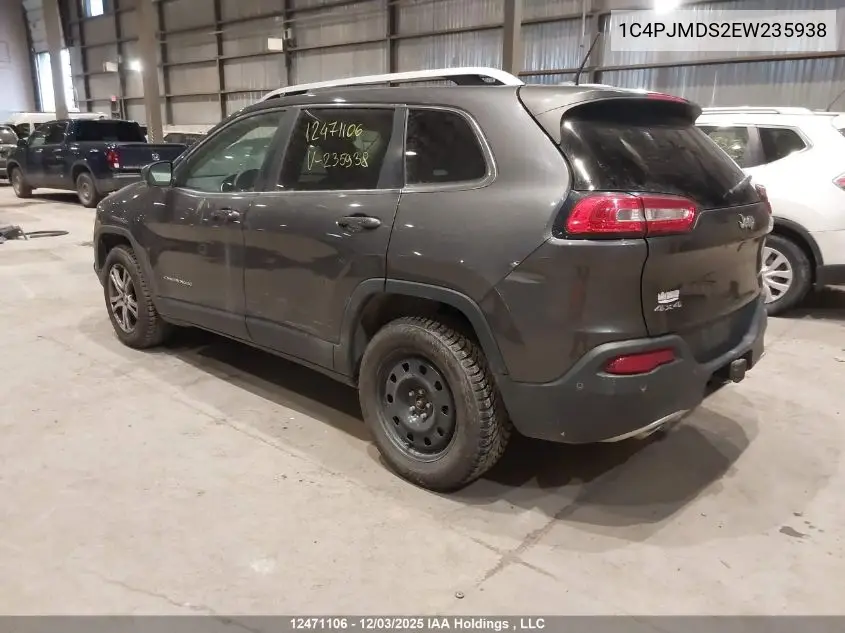 1C4PJMDS2EW235938 2014 Jeep Cherokee Limited