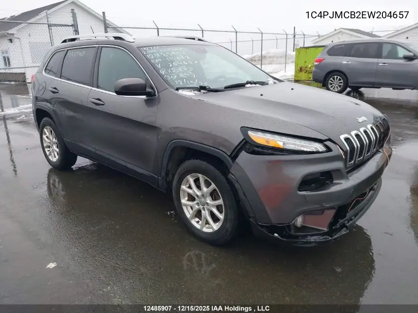 1C4PJMCB2EW204657 2014 Jeep Cherokee North