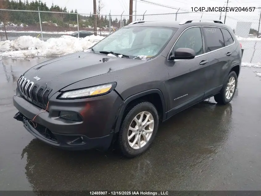 1C4PJMCB2EW204657 2014 Jeep Cherokee North