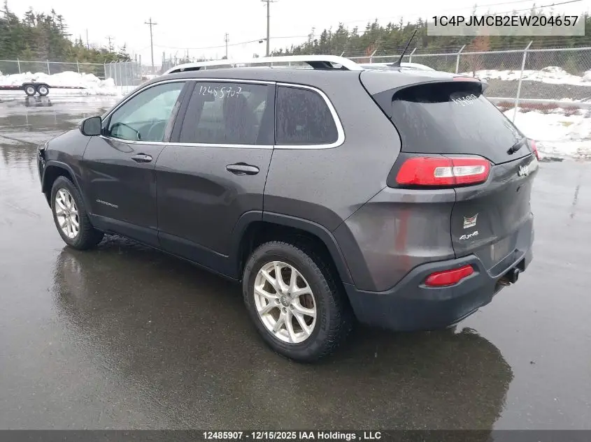 1C4PJMCB2EW204657 2014 Jeep Cherokee North