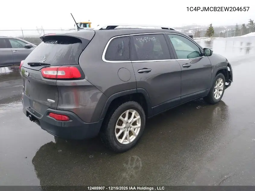 1C4PJMCB2EW204657 2014 Jeep Cherokee North