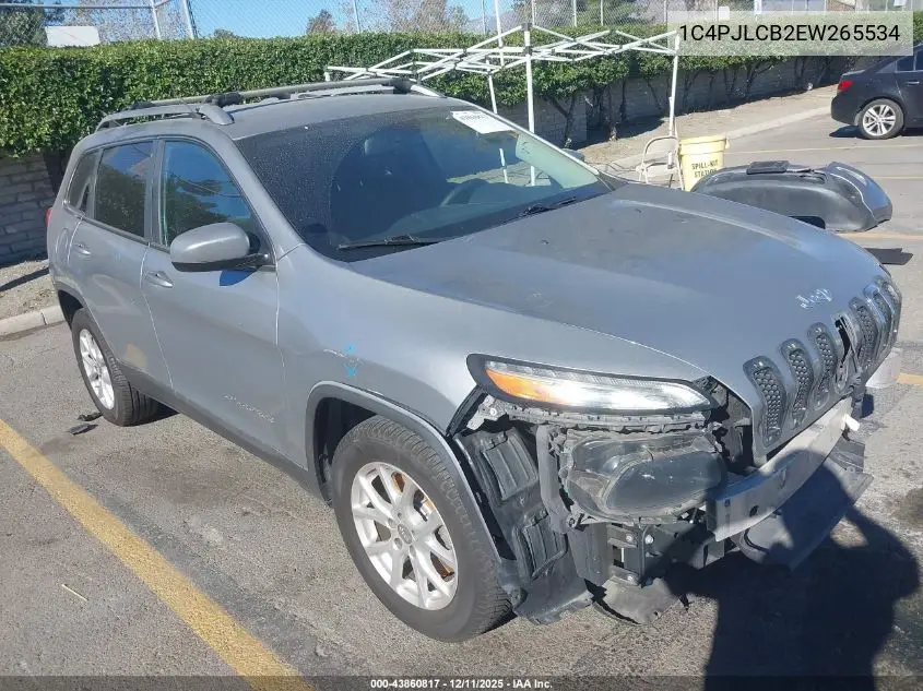 1C4PJLCB2EW265534 2014 Jeep Cherokee Latitude