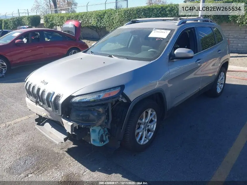 1C4PJLCB2EW265534 2014 Jeep Cherokee Latitude