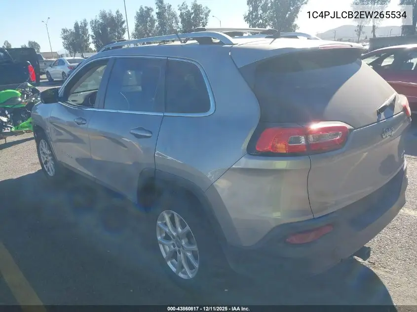 1C4PJLCB2EW265534 2014 Jeep Cherokee Latitude