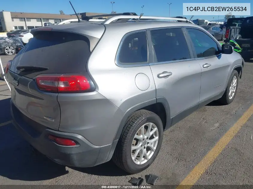 1C4PJLCB2EW265534 2014 Jeep Cherokee Latitude