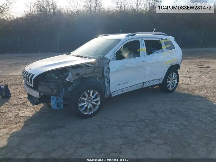 1C4PJMDS3EW281472 2014 Jeep Cherokee Limited