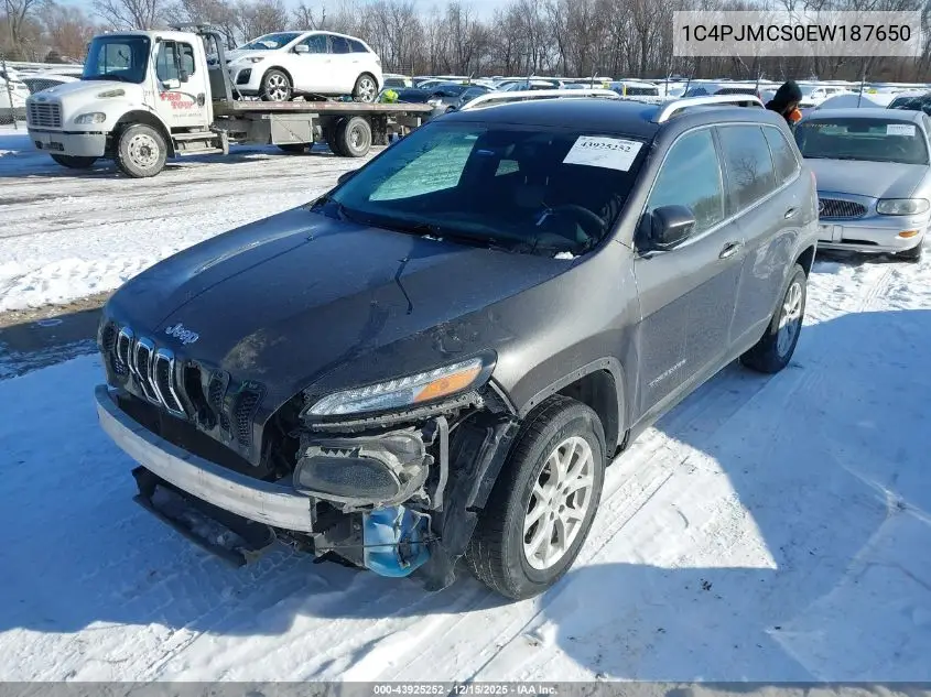 1C4PJMCS0EW187650 2014 Jeep Cherokee Latitude