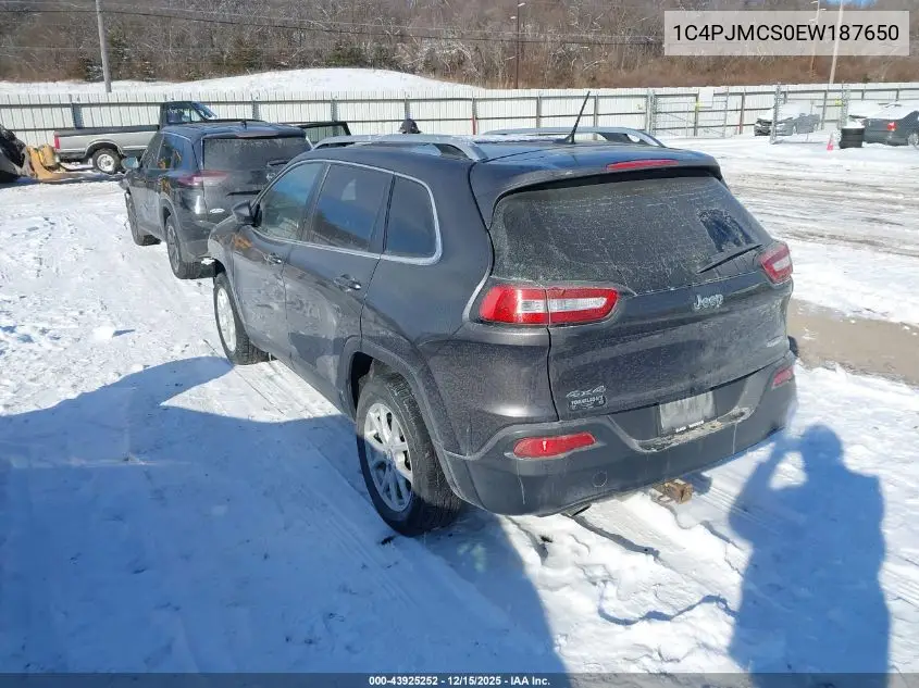 1C4PJMCS0EW187650 2014 Jeep Cherokee Latitude