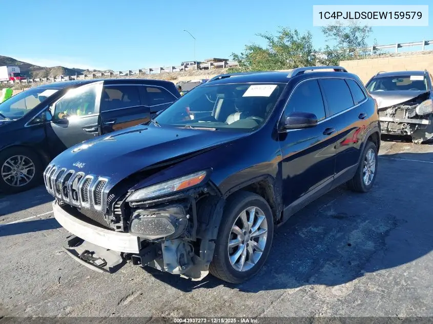 1C4PJLDS0EW159579 2014 Jeep Cherokee Limited