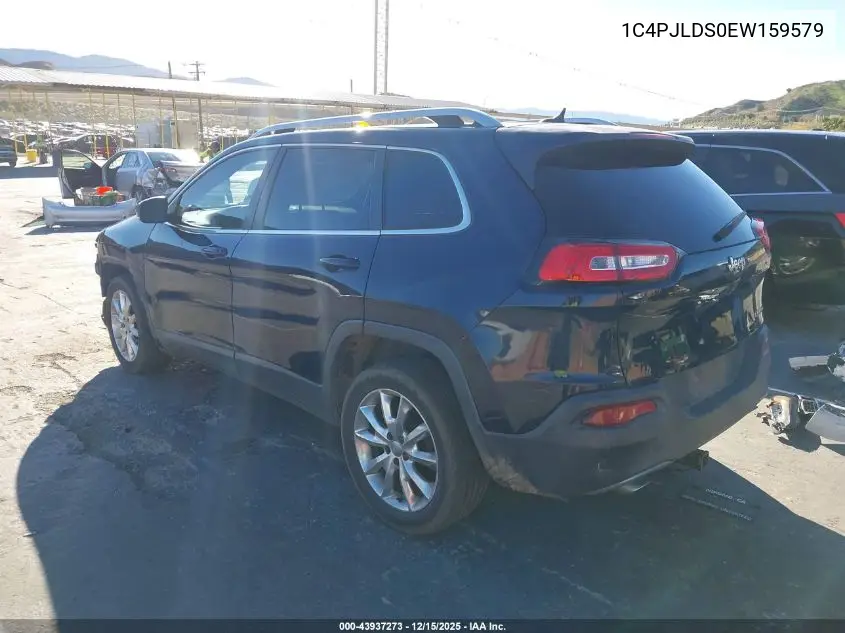 1C4PJLDS0EW159579 2014 Jeep Cherokee Limited