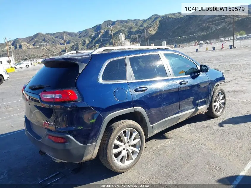 1C4PJLDS0EW159579 2014 Jeep Cherokee Limited