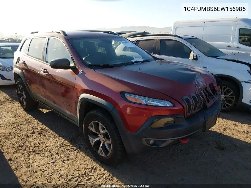 1C4PJMBS6EW156985 2014 Jeep Cherokee Trailhawk