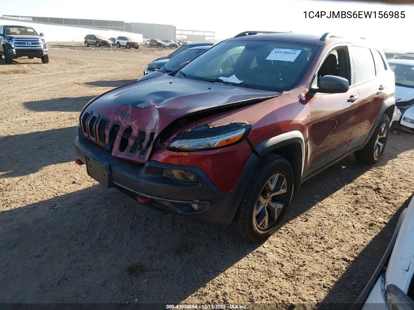 1C4PJMBS6EW156985 2014 Jeep Cherokee Trailhawk