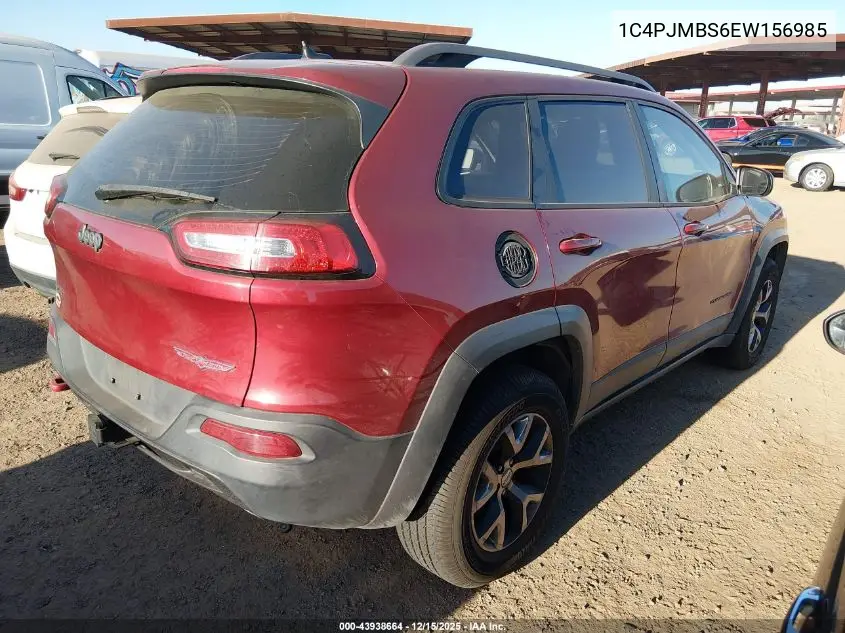 1C4PJMBS6EW156985 2014 Jeep Cherokee Trailhawk