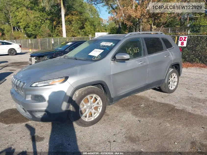 1C4PJLCB1EW122929 2014 Jeep Cherokee Latitude