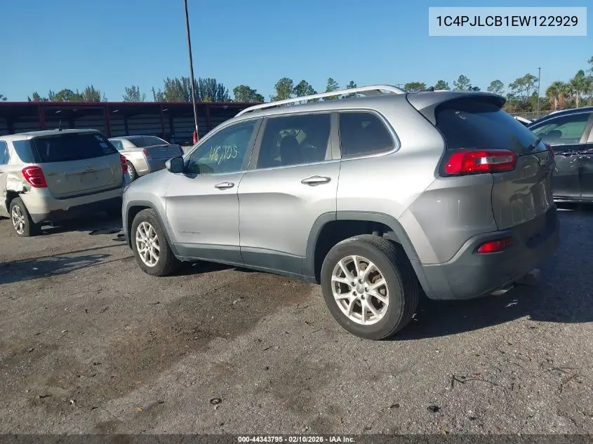 1C4PJLCB1EW122929 2014 Jeep Cherokee Latitude